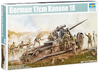 【中古】(非常に良い)トランペッター 1/35 ドイツ軍 17cm重カノン砲 マッターホルン プラモデル|ハッピーストア藤岡