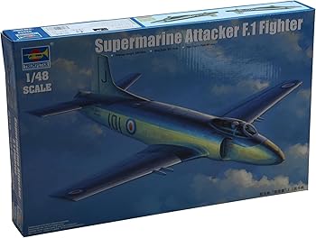 【中古】(非常に良い)トランペッター 1/48 スーパーマリン アタッカー F.1 プラモデル｜ハッピーストア藤岡