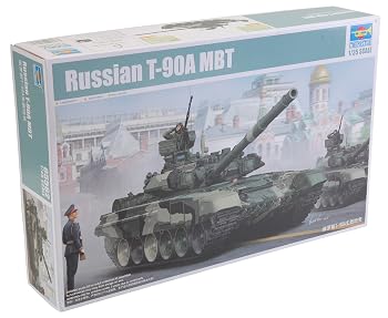 【中古】(非常に良い)トランペッター 1/35 ロシア連邦軍 T-90A主力戦車 "ウラジミール砲塔" 05562 プラモデル|ハッピーストア藤岡