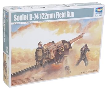 【中古】(非常に良い)トランペッター 1/35 ソビエト軍 122mmカノン砲 D-74 プラモデル|ハッピーストア藤岡