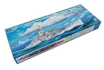 【中古】(非常に良い)トランぺッター 1/350 イタリア海軍 戦艦 ヴィットリオ・ヴェネト プラモデル 05320｜ハッピーストア藤岡