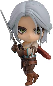 【中古】ねんどろいど ウィッチャー3 ワイルドハント シリ ノン規摸 ABS\u0026PVC製 塗り付ける済みモビール図形