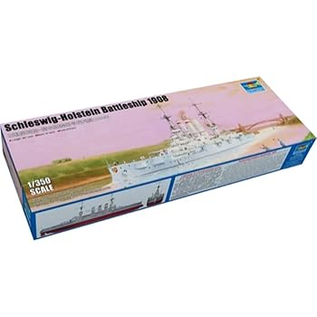 【中古】(非常に良い)トランペッター(TRUMPETER) 1/350 ドイツ海軍 戦艦 シュレスヴィヒ・ホルシュタイン 1908年型 プラモデル 05355|ハッピーストア藤岡