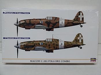 【中古】ハセガワ 1/72 マッキC.202フォルゴーレコンボ 2機セット|ハッピーストア藤岡