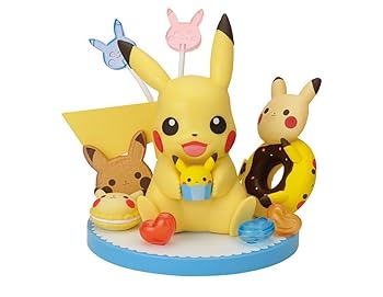 【中古】(非常に良い)バンプレスト Pokemon Tea Party ピカチュウフィギュア ~ピカチュウのお菓子コレクション~|ハッピーストア藤岡
