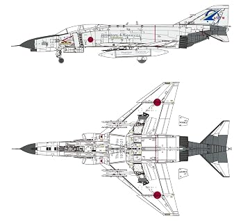 【中古】(非常に良い)ファインモールド 1/72 航空機シリーズ 航空自衛隊 F-4EJ 戦闘機 301号機ファイナル プラモデル 72937｜ハッピーストア藤岡