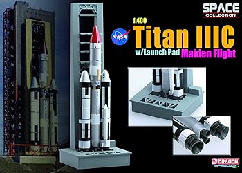 【中古】(非常に良い)プラッツ DRAGON 1/400 タイタン IIIC 初飛行 w/ランチパッド｜ハッピーストア藤岡