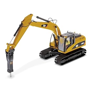 【中古】(人並み外れたに好いたらしい)プラッツ DM85280 1/50 Cat 320D L 油圧シャヴェル+鉄鎚粉砕機(遣っつける機)