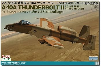 【中古】(非常に良い)プラッツ 1/48 アメリカ空軍 攻撃機 A-10A サンダーボルトII 空軍予備役 デザート迷彩塗装機 プラモデル TPA-28｜ハッピーストア藤岡 7,705円