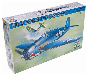 【中古】ホビーボス 1/48 エアクラフトシリーズ F6F-3 ヘルキャット初期型 プラモデル 80338|ハッピーストア藤岡