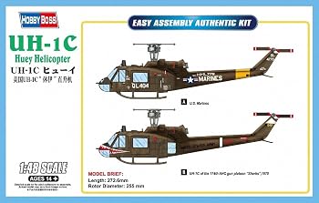 【中古】ホビーボス 1/48 エアクラフトシリーズ UH-1C ヒューイ プラモデル|ハッピーストア藤岡