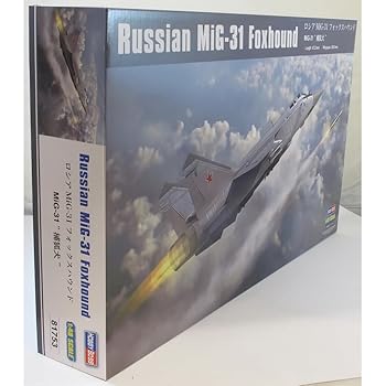 【中古】(非常に良い)ホビーボス 1/48 エアクラフトシリーズ ロシア MiG-31 フォックスハウンド プラモデル 81753|ハッピーストア藤岡