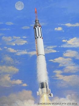 【中古】(非常に良い)ホライズンモデル 1/72 アメリカ初の有人宇宙ロケット マーキュリー・レッドストーン プラスチックモデルキット HM2004|ハッピーストア藤岡