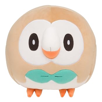 【中古】(非常に良い)ポケモンセンターオリジナル もっちりまんまるクッション モクロー|ハッピーストア藤岡