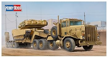 【中古】ホビーボス 1/35 ファイティングヴィークルシリーズ アメリカ陸軍 M911戦車運搬車 with M747重装備セミトレーラー プラモデル 85519｜ハッピーストア藤岡