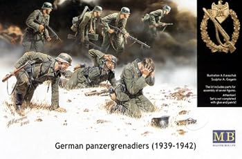 【中古】マスターボックス 1/35 独 装甲擲弾兵1939-42 7体入 戦闘シーン プラモデル｜ハッピーストア藤岡