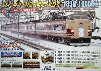 【中古】(非常に良い)マイクロエース HOゲージ 国鉄183系1000番台後期型 2両増結セット M H-3-006 鉄道模型 電車｜ハッピーストア藤岡