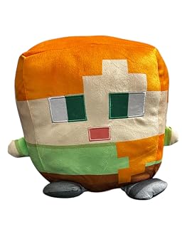 【中古】(非常に良い)マインクラフト クウトピア アレックス ぬいぐるみ オレンジとグリーン 10インチ|ハッピーストア藤岡