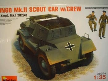 【中古】(非常に良い)ミニアート 1/35 ディンゴMKII Pz.Kpfw.Mk 1 202 e w/CREW MA35074 プラモデル|ハッピーストア藤岡