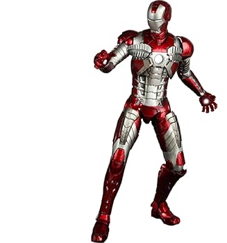 【中古】(非常に良い)ムービー・マスターピース アイアンマン2 1/6スケールフィギュア アイアンマン・マーク5|ハッピーストア藤岡