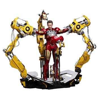 【中古】ムービー・マスターピース アイアンマン2 1/6スケールフィギュア パワードスーツ装着機 (フィギュア付きません）｜ハッピーストア藤岡