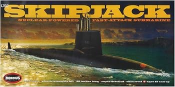 【中古】(非常に良い)メビウスモデル 1/72 アメリカ海軍 原子力潜水艦 USS スキップジャック プラモデル｜ハッピーストア藤岡