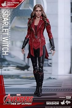 【中古】ムービー・マスターピース アベンジャーズ/エイジ・オブ・ウルトロン 1/6 スカーレット・ウィッチ(ニュー・アベンジャーズ版)(MARVEL原宿ポップ｜ハッピーストア藤岡