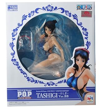 【中古】(非常に良い)メガハウス Portrait.Of.Pirates: たしぎ (水着の美女バージョン) Exモデル PVC製フィギュア 1体|ハッピーストア藤岡
