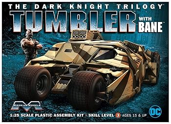 【中古】(非常に良い)メビウスモデル 1/25 ダークナイト トリロジー 武装タンブラー w/ベイン プラスチックモデルキット MOE967|ハッピーストア藤岡