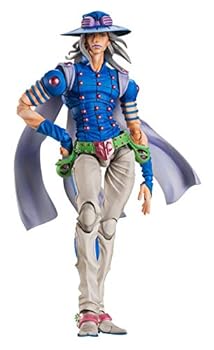 【中古】メディコス 超像可動 『ジョジョの奇妙な冒険 第七部 スティール・ボール・ラン』ジャイロ・ツェペリ・セカンド 約160mm PVC&ABS&POM 塗装済み可|ハッピーストア藤岡