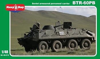 【中古】(非常に良い)ミクロミル 1/48 ソビエト陸軍 BTR-60PB 装甲兵員輸送車 プラモデル MKR48-012|ハッピーストア藤岡