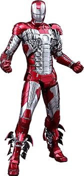 【中古】ムービー・マスターピース DIECAST アイアンマン2 アイアンマン・マーク5 [再生産] 1/6スケールフィギュア 赤｜ハッピーストア藤岡