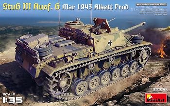 【中古】ミニアート 1/35 ドイツ軍 III号突撃砲 G型 1943年3月 アルケット社製 プラモデル MA35336|ハッピーストア藤岡