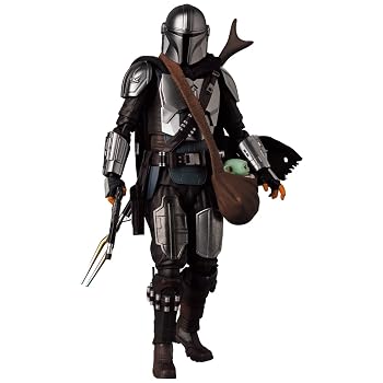 【中古】(非常に良い)メディコム・トイ(MEDICOM TOY) MAFEX マフェックス No.200 THE MANDALORIAN マンダロリアン Ver.2.0 全高約160mm ノンスケール 塗装済み アクシ|ハッピーストア藤岡