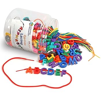 【中古】ラーニング リソーシーズ Lacing Alphabet Uppercase 紐通し アルファベット大文字 LER 6401｜ハッピーストア藤岡 9,051円