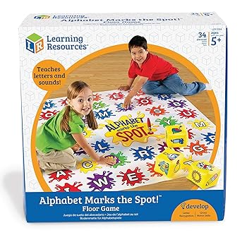 【中古】ラーニング リソーシーズ Alphabet Marks the Spot(TM) Game アルファベットマットゲーム LER 0394｜ハッピーストア藤岡