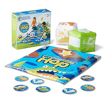 【中古】ラーニング リソーシーズ Crocodile Hop(TM) Floor Game クロコダイル ホップゲーム LER 9544|ハッピーストア藤岡