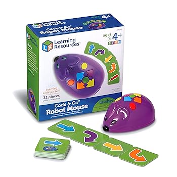 【中古】ラーニング リソーシズ(Learning Resources) 幼児向けプログラミング教材 プログラミングロボット ロボットマウス 単体パック LER2841 正規品|ハッピーストア藤岡