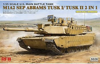 【中古】ライフィールドモデル 1/35 アメリカ陸軍 M1A2 SEP エイブラムス TUSKI/TUSKIIw/フルインテリア プラモデル RFM5026｜ハッピーストア藤岡