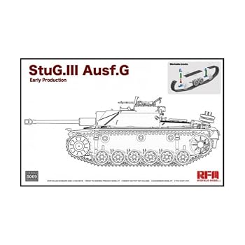 【中古】ライフィールドモデル 1/35 ドイツ軍 3号突撃砲G型 初期型 プラモデル RFM5069｜ハッピーストア藤岡
