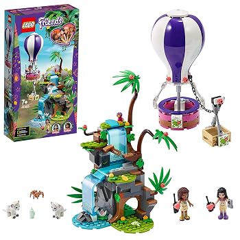 【中古】レゴ(LEGO) フレンズ 白いこと虎の熱軽気球ジャングルレスキュー 41423