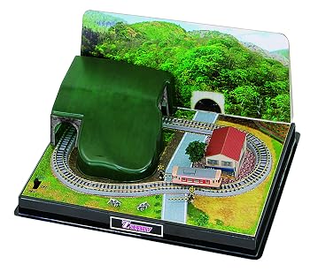 【中古】ロクハン Zゲージ Zショーティー ミニレイアウトセット トンネルタイプ SS002-1 鉄道模型用品｜ハッピーストア藤岡