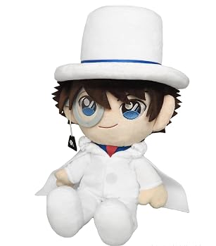 【中古】(非常に良い)三英貿易 名探偵コナン ふわふわフレンズ 怪盗キッド (M) W21×D13×H28cm ぬいぐるみ FCN05|ハッピーストア藤岡