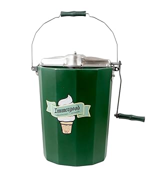 【中古】Immergood アイスクリームメーカー - ステンレススチール - ハンドクランク Premium 6 qt [並行輸入品]｜ハッピーストア藤岡