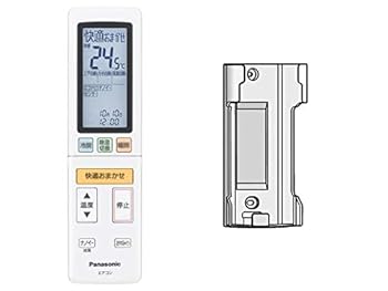 【中古】(非常に良い)ACRA75C02390X パナソニック Panasonic エアコン リモコン(リモコンホルダー付き)|ハッピーストア藤岡