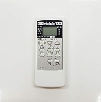【中古】(非常に良い)トヨトミ部品：リモコン＜RC-13＞/11818558窓用エアコン用｜ハッピーストア藤岡