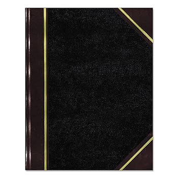 【中古】Texhide Series Account Book, Black/Burgundy, 300 Green Pages, 14 1/4 x 8 3/4 (並行輸入品)｜ハッピーストア藤岡 27,358円