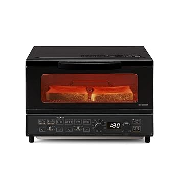【中古】(非常に良い)アイリスオーヤマ トースター オーブントースター 4枚焼き 生トースト極上トースト ふんわりもっちり 焼き色選択 1200W 温度調節機能(80~230度)|ハッピーストア藤岡
