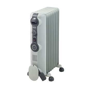 【中古】(非常に良い)デロンギ オイルヒーター with Pet 最大10畳 ゼロ風暖房 ヒーター 電気ヒーター ホワイト&times;ダークグレイ RHJ11G0812-DG｜ハッピーストア藤岡