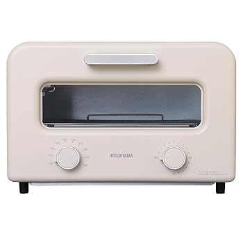 【中古】(非常に良い)アイリスオーヤマ スチームカーボントースター オーブン 4枚焼き 表面サクサク ふんわり柔らかスチーム機能 スチーム 無段階温度調整 切り替え|ハッピーストア藤岡
